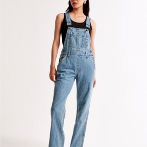 Abercrombie & Fitch Light Blue Women Jeans Overalls